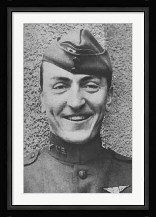 Framed Eddie Rickenbacker (close-up) Print
