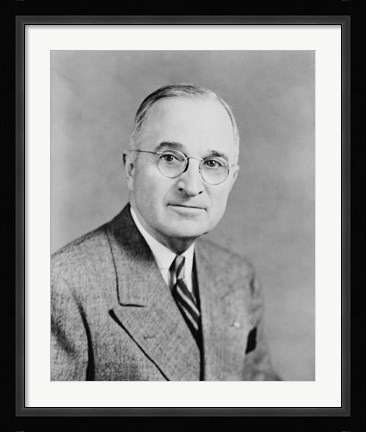 Framed Harry S Truman Print