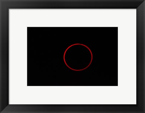 Framed Totality During Annular Solar Eclipse Print