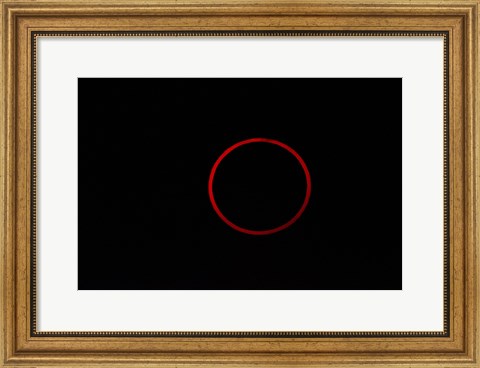 Framed Totality During Annular Solar Eclipse Print