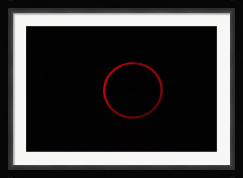 Framed Totality During Annular Solar Eclipse Print