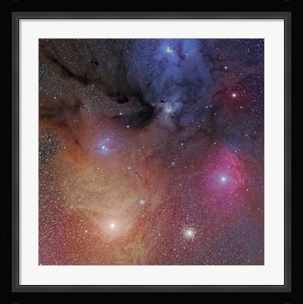 Framed Rho Ophiuchus Print