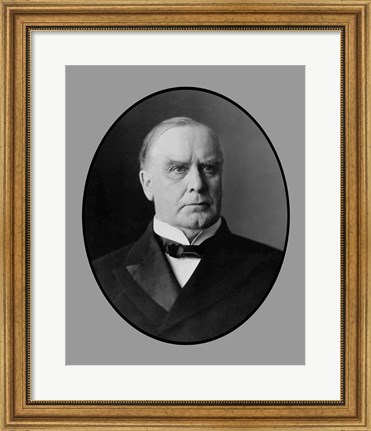 Framed President William McKinley, Jr Print