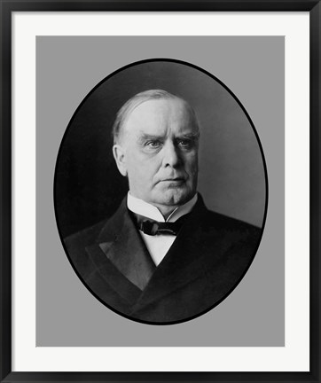 Framed President William McKinley, Jr Print