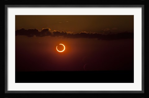 Framed Annular Solar Eclipse Print
