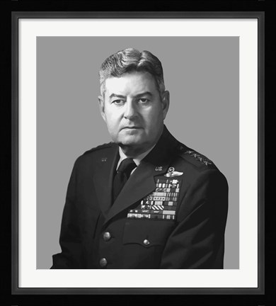 Framed General Curtis Lemay Print