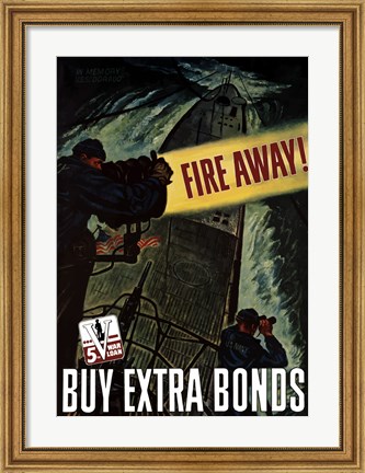 Framed Buy Extra Bonds Print