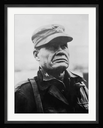 Framed General Lewis Chesty Puller Print