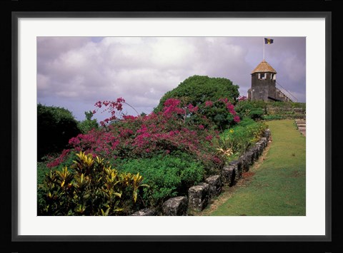 Framed Gun Hill, Barbados, Caribbean Print