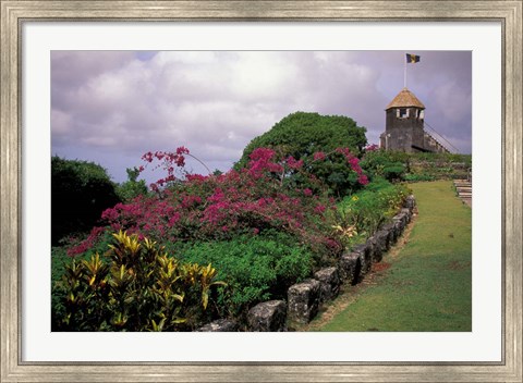 Framed Gun Hill, Barbados, Caribbean Print