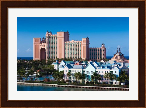 Framed Atlantis Hotel , Bahamas Print