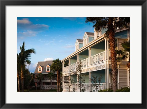 Framed Bahamas, Eleuthera, Harbor Isl, Valentines Hotel Print