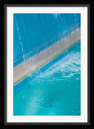 Framed Bahamas, Eleuthera, Harbor Island, Dunmore, pool Print