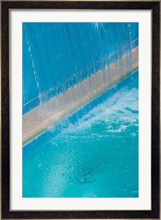 Framed Bahamas, Eleuthera, Harbor Island, Dunmore, pool Print