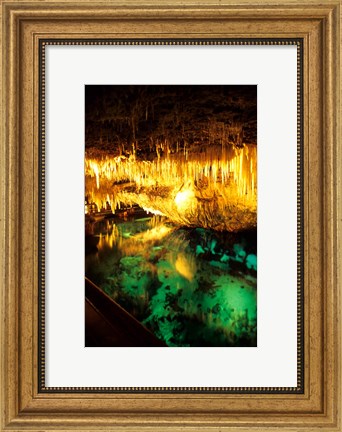 Framed Famous Crystal Caves, Bermuda Print