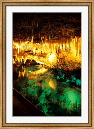 Framed Famous Crystal Caves, Bermuda Print
