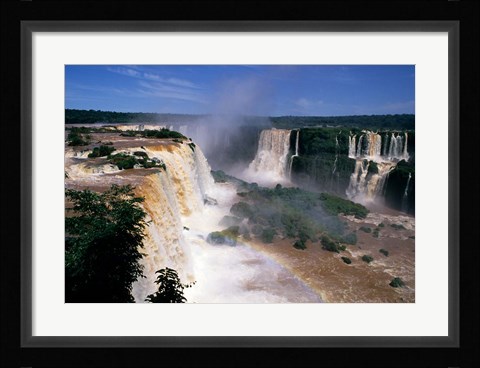 Framed Iguacu Falls, Brazil (horizontal) Print