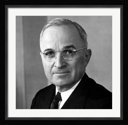 Framed Harry S Truman Print