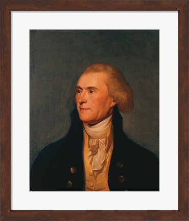 Framed Thomas Jefferson Print