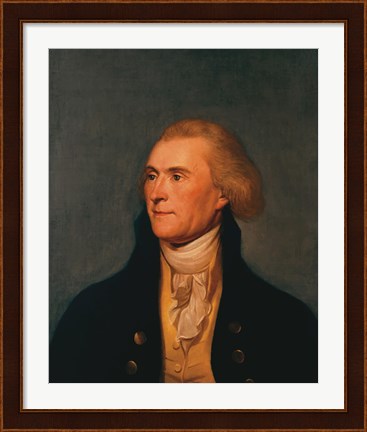 Framed Thomas Jefferson Print
