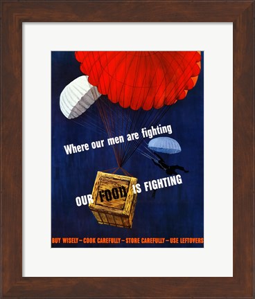 Framed Our Food is Fighting Print
