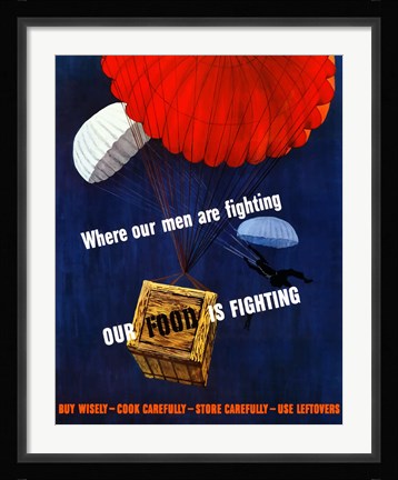 Framed Our Food is Fighting Print