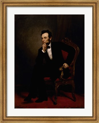 Framed Abraham Lincoln Print