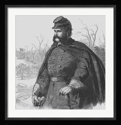 Framed Ambrose Everett Burnside Print