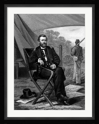 Framed Ulysses S Grant Print
