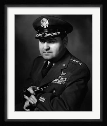 Framed Portrait of General Curtis Lemay Print
