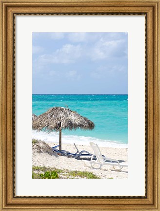 Framed Cuba, Sol Cayo Santa Maria Resort, Beach Print