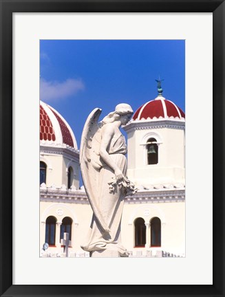 Framed Cuba National Cemetery, Cemetario de Cristobal Colon Print