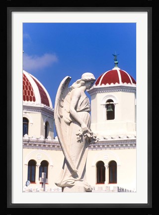 Framed Cuba National Cemetery, Cemetario de Cristobal Colon Print