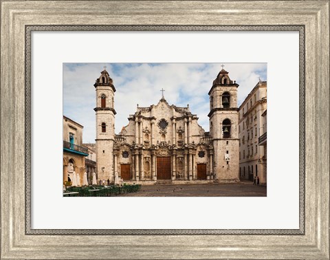 Framed Cuba, Havana, Catedral de San Cristobal Print