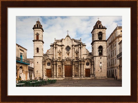 Framed Cuba, Havana, Catedral de San Cristobal Print