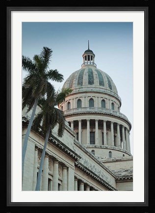 Framed Cuba, Havana, Dome of the Capitol Building Print