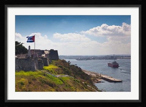 Framed Cuba, Havana, La Cabana, Fortification Print