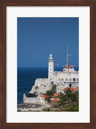 Framed Cuba, Havana, Morro Castle, Fortification Print