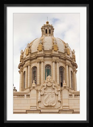 Framed Cuba, Havana, Museo de la Revolucion, dome Print