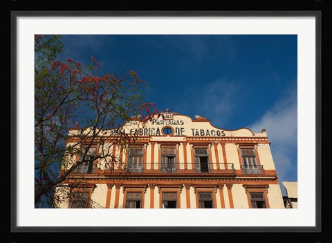 Framed Cuba, Havana, Partagas cigar factory Print