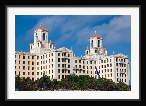 Framed Cuba, Havana, Vedado, Hotel Nacional, exterior Print