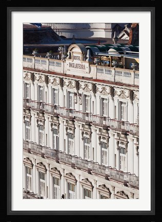 Framed Cuba, Havana, View of the Hotel Inglaterra Print