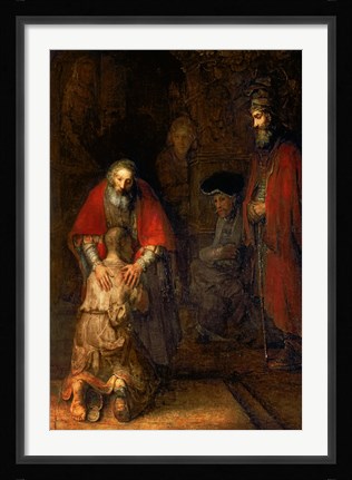 Framed Return of the Prodigal Son, c.1668 Print