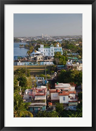 Framed Cuba, Cienfuegos Province, Cienfuegos city view Print