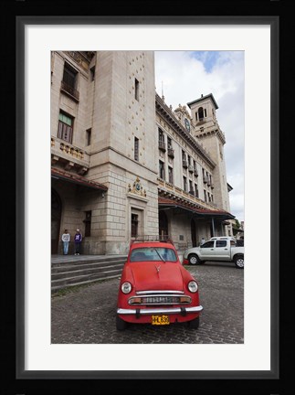 Framed Cuba, Havana, Central Train Station Print
