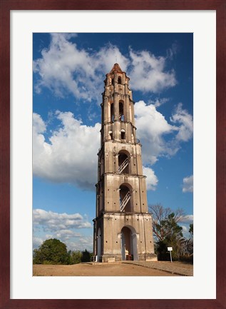 Framed Cuba, Manaca Iznaga, Sugar plantation tower Print