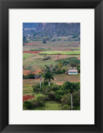 Framed Cuba, Pinar del Rio Province, Vinales Valley Print