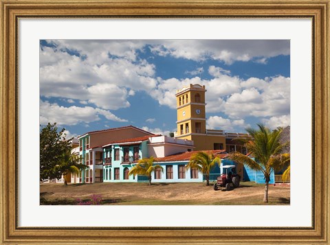 Framed Cuba, Trinidad, Hotel Brisas Trinidad del Mar Print