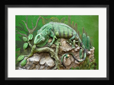 Framed Netherlands Antilles, Curacao, Willemstad, Mural Print