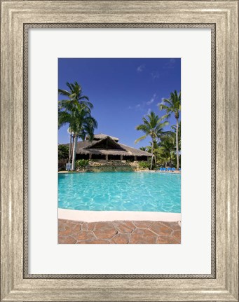 Framed Dominican Republic, Viva Wyndham Dominicus Beach Print